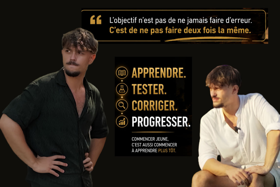 Ethan Duvin et les enseignements de son parcours entrepreneurial commencé très jeune : apprendre, expérimenter et progresser grâce à l’expérience.