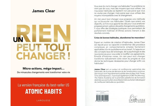 Un rien peut tout changer de James Clear – RUSH
