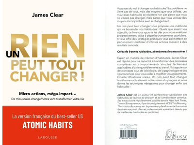 Pourquoi lire Un rien peut tout changer de James Clear ?