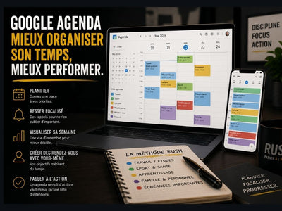 Google Agenda : pourquoi planifier son temps est indispensable pour progresser.