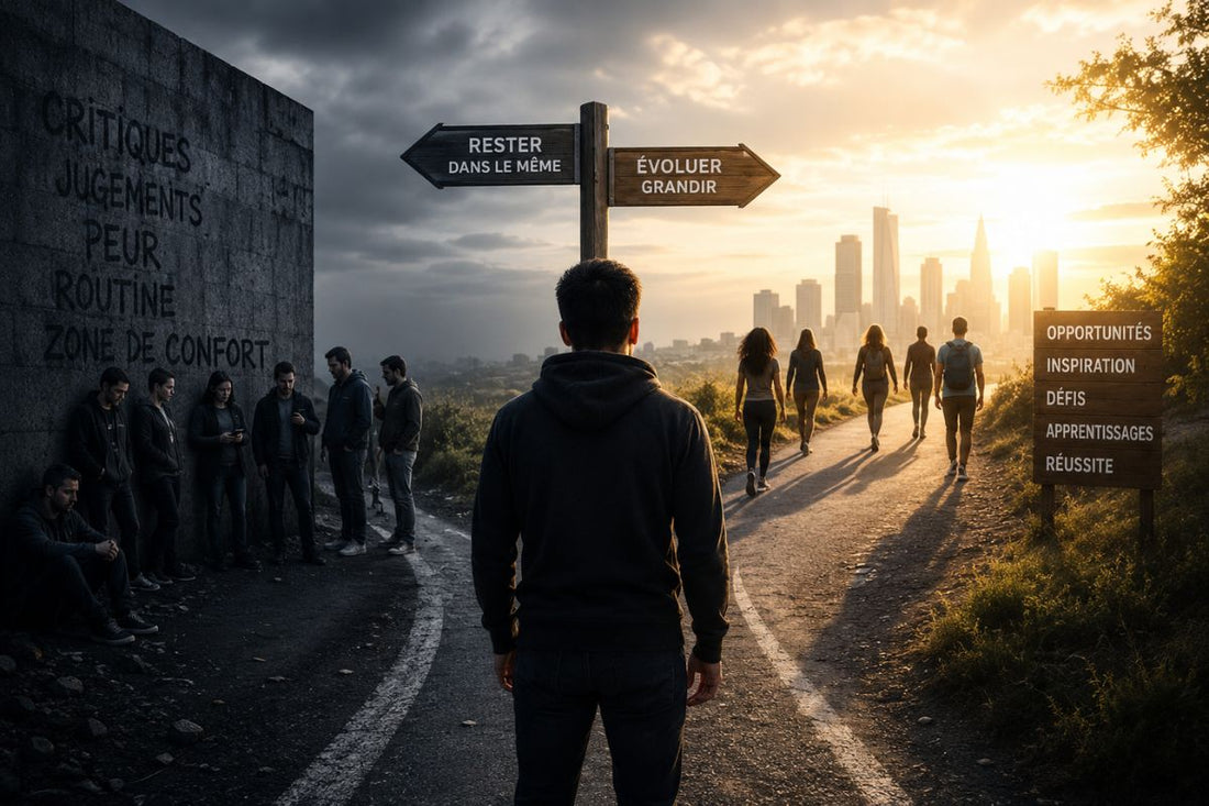 **"Changer d'entourage pour évoluer"** (Blog Mindset) :  Alt text : `Changer d'entourage pour évoluer en tant qu'entrepreneur – RUSH`